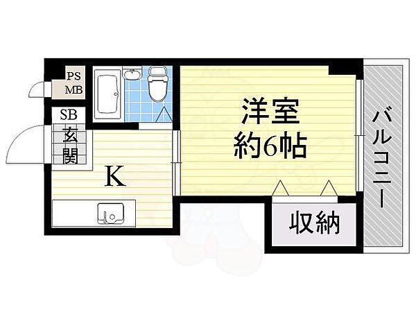 ドリームコート住吉大社 ｜大阪府大阪市住吉区東粉浜３丁目(賃貸マンション1K・4階・18.76㎡)の写真 その2