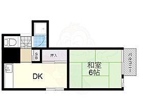 フレンドハイツ  ｜ 大阪府大阪市住吉区苅田８丁目（賃貸マンション1DK・2階・18.00㎡） その2