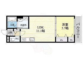 大阪府大阪市東住吉区照ケ丘矢田２丁目（賃貸アパート1LDK・1階・38.81㎡） その2