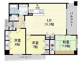 大阪府大阪市住吉区帝塚山東１丁目7番19号（賃貸マンション3LDK・3階・119.32㎡） その2