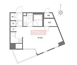 MG目黒駅前 ワンルームの間取図画像