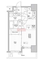 オーパスレジデンス武蔵小山 1LDKの間取図画像