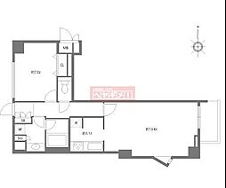 MG目黒駅前 1LDKの間取図画像