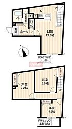 LiveFlat戸越 3LDKの間取図画像