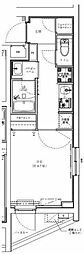ジェノヴィア学芸大学 1Kの間取図画像