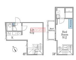 LAPiSEBISU2 1LDKの間取図画像