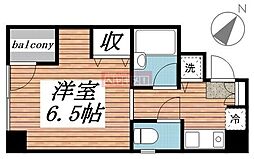 八幡屋ビル ワンルームの間取図画像
