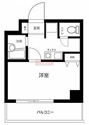 プレール上池袋 1Kの間取図画像