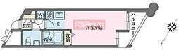 ドゥーエ学芸大学 ワンルームの間取図画像