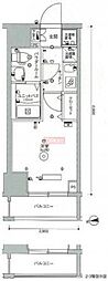 スカイコートヒルズ池田山 1Kの間取図画像
