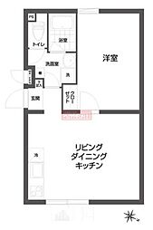 PASEO代田橋 1LDKの間取図画像