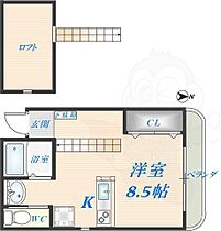 大阪府東大阪市小阪３丁目（賃貸マンション1R・3階・28.00㎡） その2