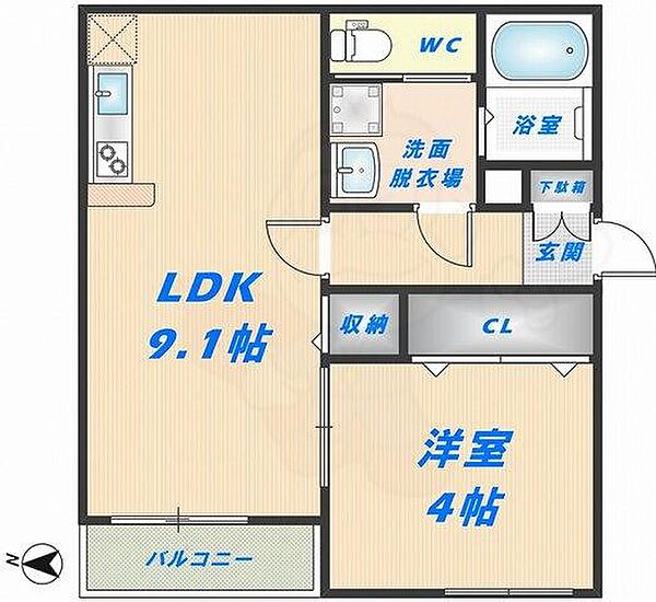 ヴィエント中小阪 ｜大阪府東大阪市中小阪２丁目(賃貸アパート1LDK・2階・31.82㎡)の写真 その2