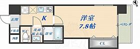 大阪府東大阪市長堂２丁目13番4号（賃貸マンション1K・5階・25.20㎡） その2