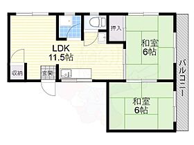 セントラルパークビル  ｜ 大阪府東大阪市長栄寺（賃貸マンション2LDK・4階・50.00㎡） その2