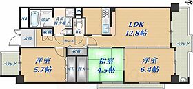 大阪府東大阪市森河内西２丁目32番28号（賃貸マンション3LDK・8階・67.00㎡） その2