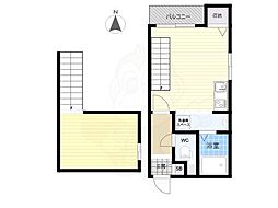 CTビュー永和 6階1LDKの間取り