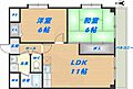 足代北パークマンション6階7.8万円