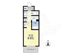 Osaka Metro中央線 深江橋駅 徒歩8分の賃貸マンション 6階1Kの間取り