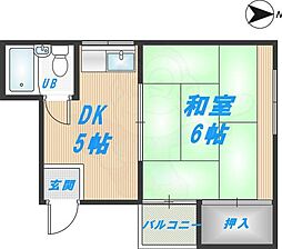 米澤ハイツ 2階/-