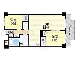 友井グレイス 2LDKの間取図画像