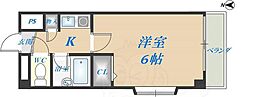 ルミナリエ布施 1Kの間取図画像