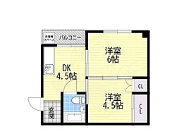マック北巽 2階/-