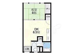 ダイワ高井田ビル 1DKの間取図画像