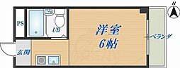 ユーハイム衣摺2 ワンルームの間取図画像