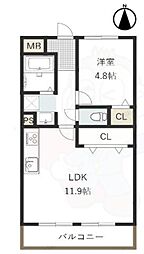 長瀬レーベンハイム 4階/-