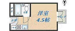 新星本社ビル ワンルームの間取図画像