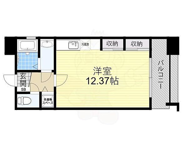 フォレステージュ靱公園 ｜大阪府大阪市西区靱本町２丁目(賃貸マンション1R・4階・34.85㎡)の写真 その2