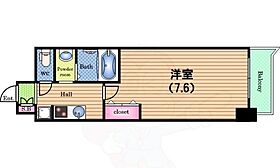 ビオトープ靭本町  ｜ 大阪府大阪市西区靱本町１丁目（賃貸マンション1K・5階・24.35㎡） その2