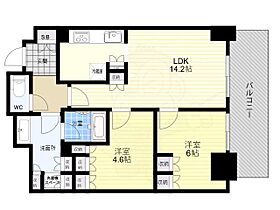 ローレルタワー堺筋本町  ｜ 大阪府大阪市中央区久太郎町２丁目（賃貸マンション2LDK・22階・60.47㎡） その2