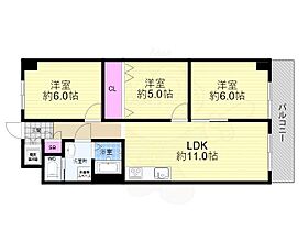 ヴォンジョルノ難波  ｜ 大阪府大阪市浪速区元町１丁目（賃貸マンション3LDK・8階・62.72㎡） その2