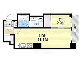 M:COURT新町  ｜ 大阪府大阪市西区新町１丁目14番35号（賃貸マンション1LDK・3階・34.98㎡） その2