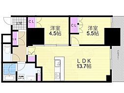 プレミストタワー靱本町 4階/-