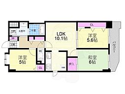 エンゼルハイム西大橋 9階