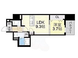 RJRプレシア南堀江 6階/-