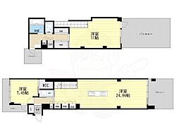 FMUtsubo-Park 2SLDKの間取図画像