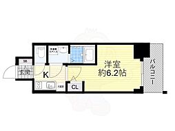 ESLEADAWAZAPRIMECOAT 1Kの間取図画像