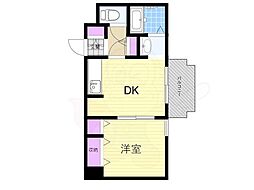 SAKAI-BM南堀江 1DKの間取図画像