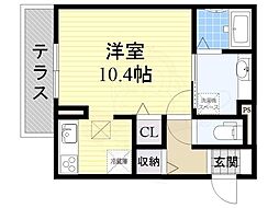 日東新町Dルーム 1階