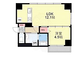 灯 1LDKの間取図画像
