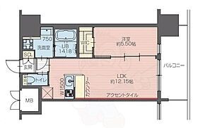 プレジオ九条  ｜ 大阪府大阪市西区本田２丁目（賃貸マンション1LDK・11階・42.48㎡） その2