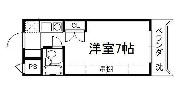 K s Common Garden同志社前 410｜京都府京田辺市三山木野神(賃貸マンション1K・4階・18.70㎡)の写真 その2