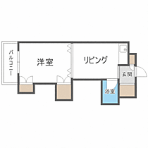 ノースタウンハウス  ｜ 北海道札幌市北区北十一条西３丁目（賃貸マンション1DK・10階・19.11㎡） その2