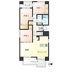 間取図画像 3LDK