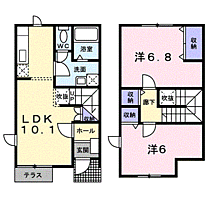 コルティーレ　Ｕ 101 ｜ 福井県越前市瓜生町40－30－1（賃貸アパート2LDK・1階・58.79㎡） その2