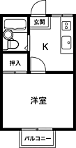 コーポサンヨー 102 ｜ 福井県越前市北山町47-17-5（賃貸アパート1K・1階・19.87㎡） その2